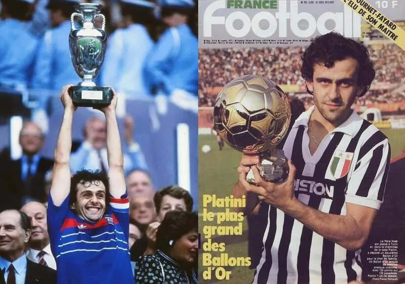 Michel Platini giành 3 Ballon d’Or liên tiếp, nổi bật với nhãn quan chiến thuật, chuyền bóng và sút phạt tinh tế.